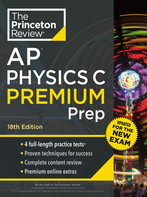 Title details for Princeton Review AP Physics C Premium Prep, 1 by The Princeton Review - Wait list